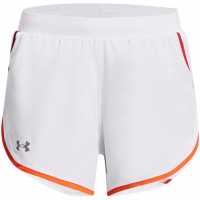 Under Armour Fly By Short 2.0 Ld99 White Дамски клинове за фитнес