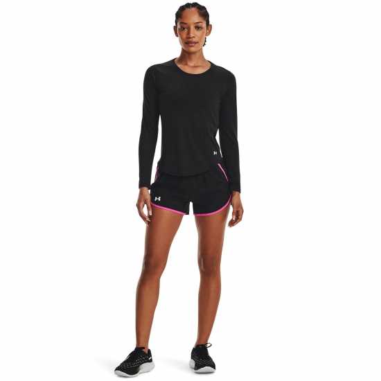 Under Armour Fly By Short 2.0 Ld99 Black Дамски клинове за фитнес