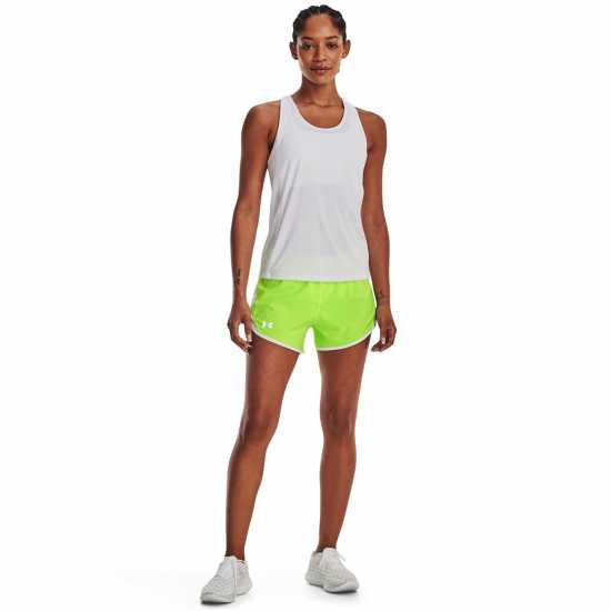 Under Armour Fly By Short 2.0 Ld99 Green Дамски клинове за фитнес