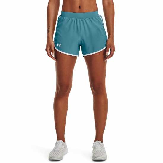 Under Armour Fly By Short 2.0 Ld99 Blue Дамски клинове за фитнес