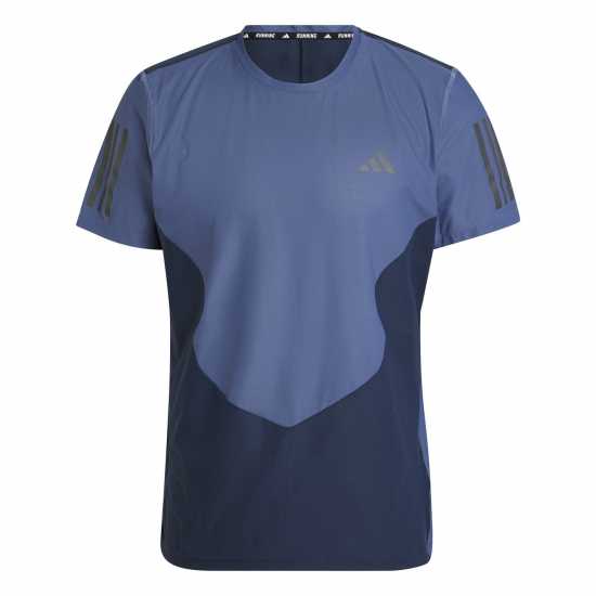 Adidas Мъжка Риза Own The Run Colourblock Aeroready T-Shirt Mens  Мъжки дрехи за бягане