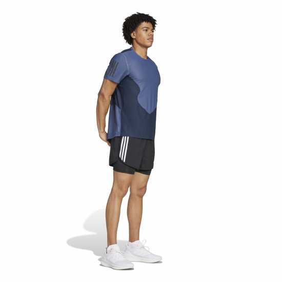 Adidas Мъжка Риза Own The Run Colourblock Aeroready T-Shirt Mens  Мъжки дрехи за бягане
