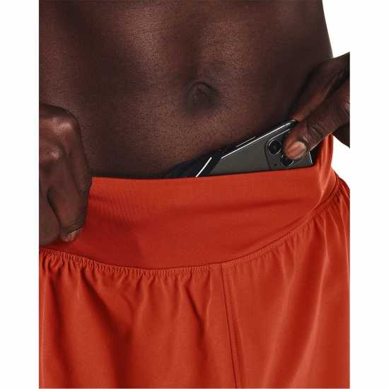 Under Armour Speed Pocket 7'' Shorts Mens Orange Мъжко облекло за едри хора