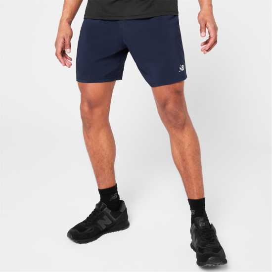 Мъжки дрехи за бягане New Balance Accelerate 7 Inch Men's Shorts Морска синьо New Balance Accelerate 7 Inch Men's Shorts Морска синьо Мъжки дрехи за бягане