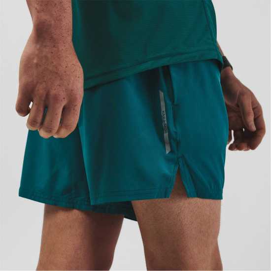 Karrimor Мъжки Шорти Run 5 Inch Shorts Mens Синьо-зелено Мъжки дрехи за бягане
