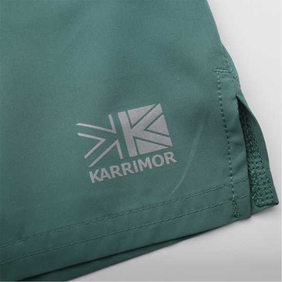 Мъжки дрехи за бягане Karrimor Мъжки Шорти Run 5 Inch Shorts Mens Green Spruce Karrimor Мъжки Шорти Run 5 Inch Shorts Mens Green Spruce Мъжки дрехи за бягане