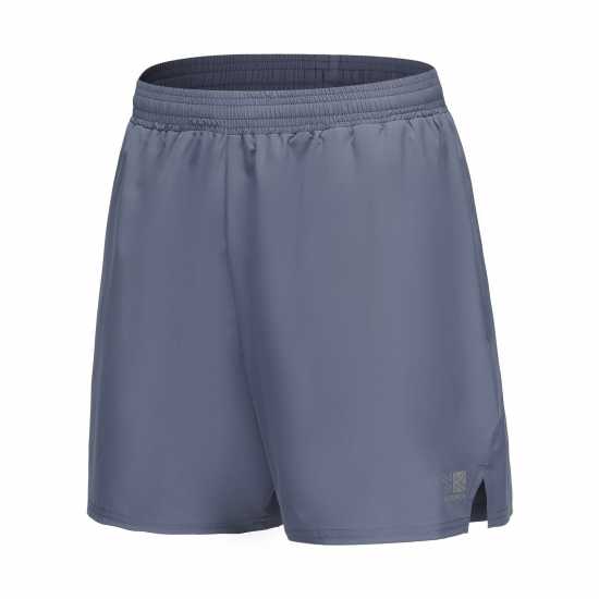 Karrimor Мъжки Шорти Run 5 Inch Shorts Mens Камъчен сив Мъжки дрехи за бягане