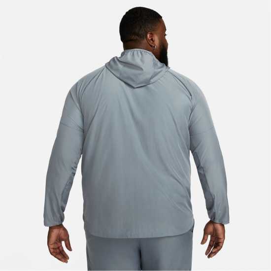 Nike Miler Men's Repel Running Jacket Димно сиво Мъжки якета и палта