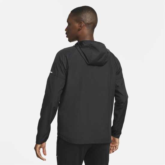 Мъжки якета и палта Nike Miler Men's Repel Running Jacket Черно/Отражаващо Nike Miler Men's Repel Running Jacket Черно/Отражаващо Мъжки якета и палта