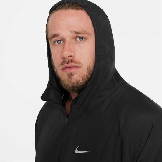 Мъжки якета и палта Nike Miler Men's Repel Running Jacket Черно/Отражаващо Nike Miler Men's Repel Running Jacket Черно/Отражаващо Мъжки якета и палта