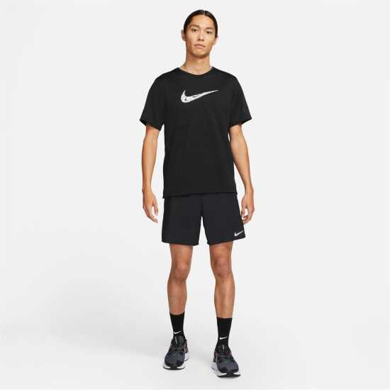 Nike Challenger Mens 2-In-1 Running Shorts Черно Мъжки дрехи за бягане
