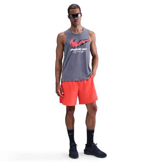 Nike Challenger Mens 2-In-1 Running Shorts Crimson/Rf Silv Мъжки дрехи за бягане