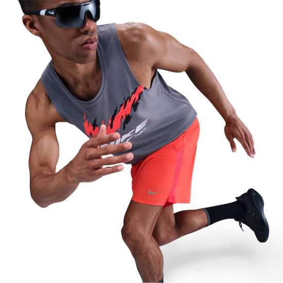 Nike Challenger Mens 2-In-1 Running Shorts Crimson/Rf Silv Мъжки дрехи за бягане