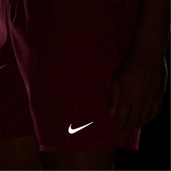 Nike Challenger Mens 2-In-1 Running Shorts Crimson/Rf Silv Мъжки дрехи за бягане