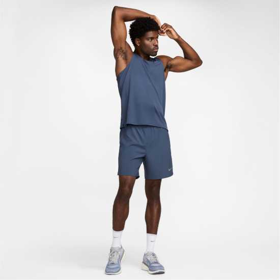 Nike Challenger Mens 2-In-1 Running Shorts Гръмотевично синьо Мъжки дрехи за бягане