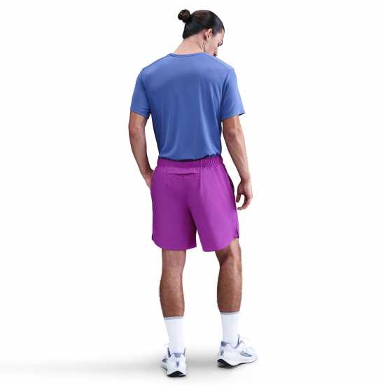 Мъжки дрехи за бягане Nike Challenger Mens 2-In-1 Running Shorts Vivid Prpl/Silv Nike Challenger Mens 2-In-1 Running Shorts Vivid Prpl/Silv Мъжки дрехи за бягане