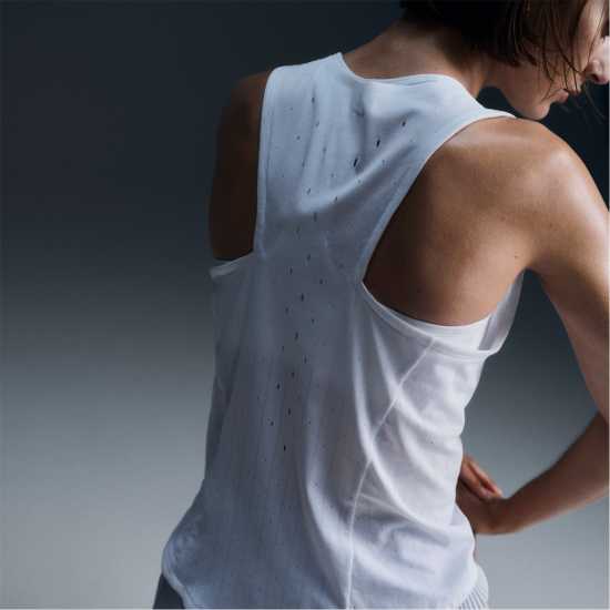Nike Aeroswift Women's Dri-Fit Adv Running Singlet White/Black Nike Aeroswift Women's Dri-Fit Adv Running Singlet White/Black