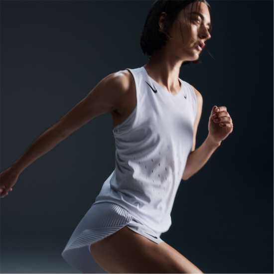 Nike Aeroswift Women's Dri-Fit Adv Running Singlet White/Black Nike Aeroswift Women's Dri-Fit Adv Running Singlet White/Black