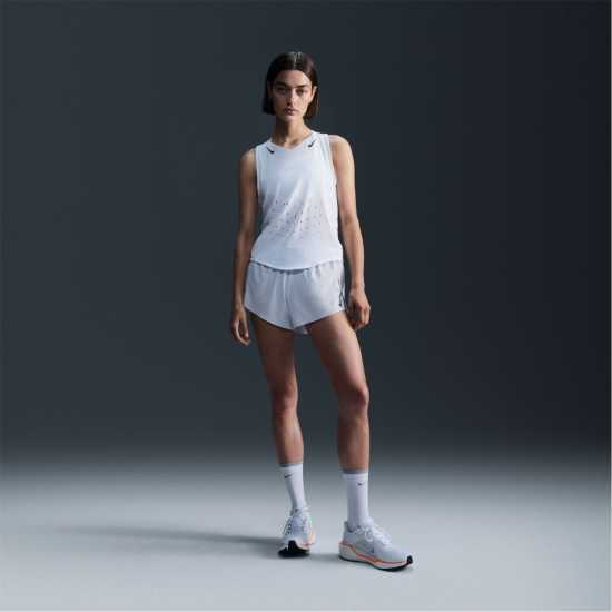 Nike Aeroswift Women's Dri-Fit Adv Running Singlet White/Black Nike Aeroswift Women's Dri-Fit Adv Running Singlet White/Black