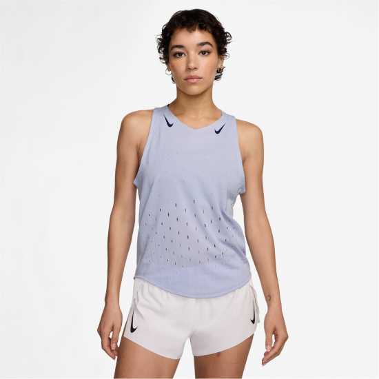 Дамски дрехи за бягане Nike Aeroswift Women's Dri-Fit Adv Running Singlet Призрачно синьо Nike Aeroswift Women's Dri-Fit Adv Running Singlet Призрачно синьо Дамски дрехи за бягане