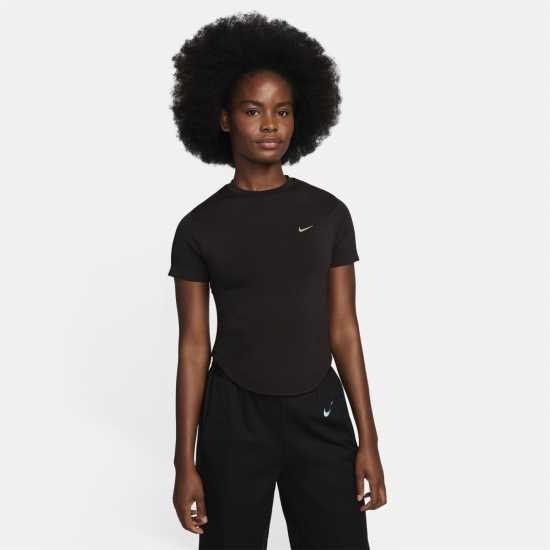 Nike Running Division Women's Dri-FIT ADV Short-Sleeve Running Top Земя/Черно 