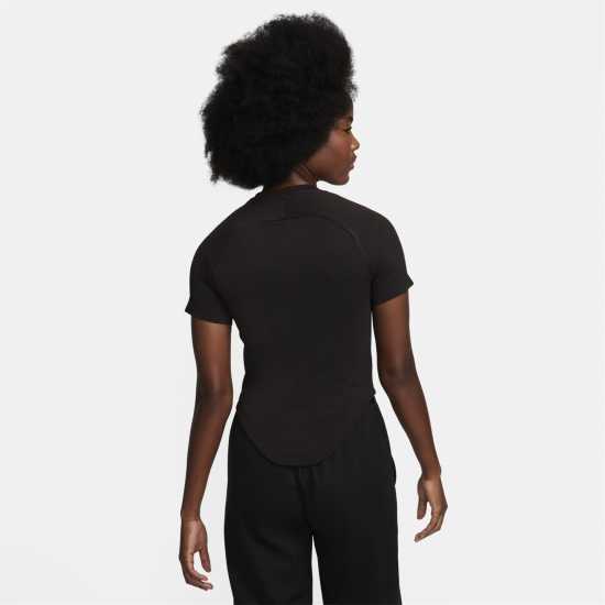 Nike Running Division Women's Dri-FIT ADV Short-Sleeve Running Top Земя/Черно 