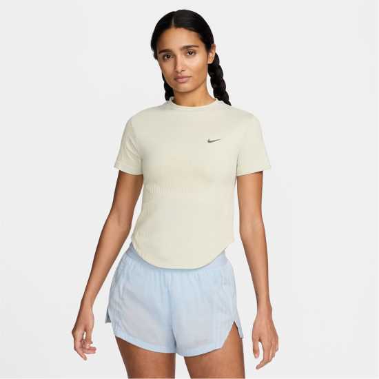 Nike Running Division Women's Dri-FIT ADV Short-Sleeve Running Top Почти зелено Дамски дрехи за бягане