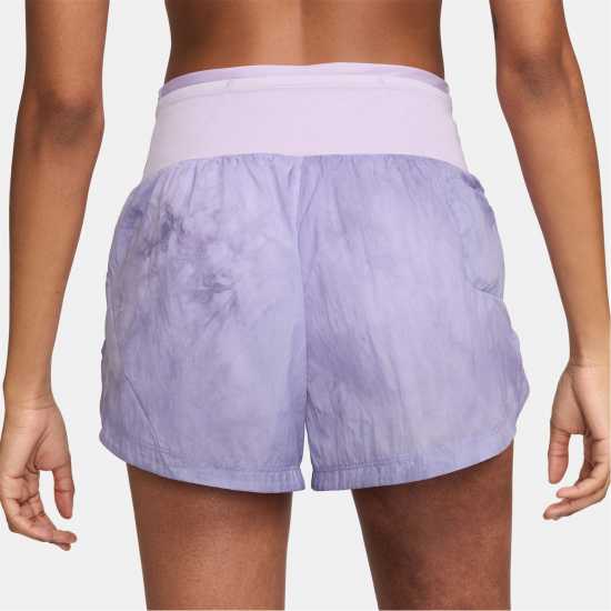 Дамски клинове за фитнес Nike Дамски Шорти Trail Repel Mid-Rise 3 Running Shorts Womens Лилава Цветене Nike Дамски Шорти Trail Repel Mid-Rise 3 Running Shorts Womens Лилава Цветене Дамски клинове за фитнес