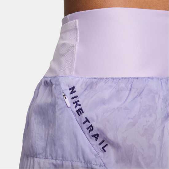 Дамски клинове за фитнес Nike Дамски Шорти Trail Repel Mid-Rise 3 Running Shorts Womens Лилава Цветене Nike Дамски Шорти Trail Repel Mid-Rise 3 Running Shorts Womens Лилава Цветене Дамски клинове за фитнес