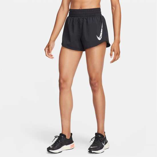 Дамски клинове за фитнес Nike One Swoosh Women's Dri-FIT Running Mid-Rise Brief-Lined Shorts Nike One Swoosh Women's Dri-FIT Running Mid-Rise Brief-Lined Shorts Дамски клинове за фитнес