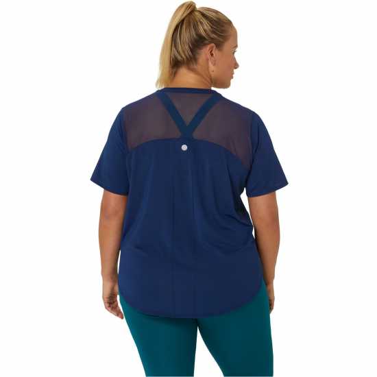 Дамски дрехи за бягане Asics Road Short Sleeve Top Ld42 Asics Road Short Sleeve Top Ld42 Дамски дрехи за бягане