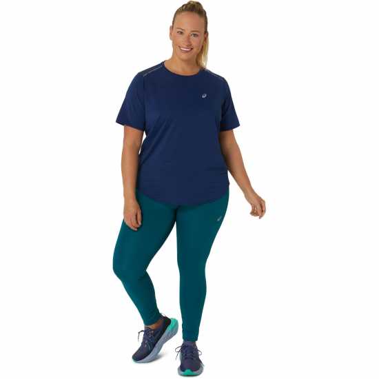 Дамски дрехи за бягане Asics Road Short Sleeve Top Ld42 Asics Road Short Sleeve Top Ld42 Дамски дрехи за бягане