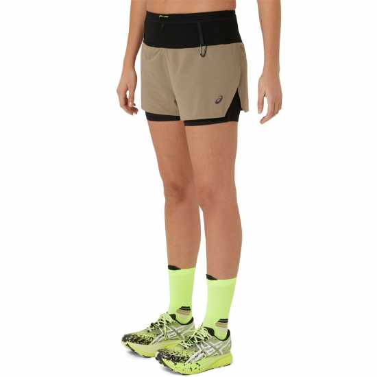 Дамски клинове за фитнес Asics Fuji 2In1 Short Ld42 Asics Fuji 2In1 Short Ld42 Дамски клинове за фитнес