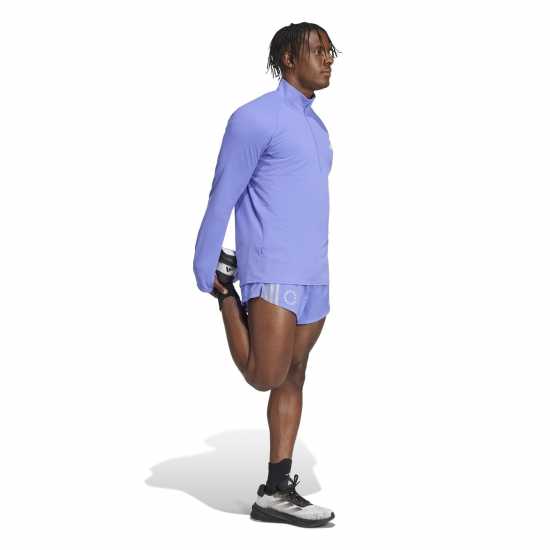 Adidas Running Quarter Zip Long-Sleeve Top Mens  Атлетика
