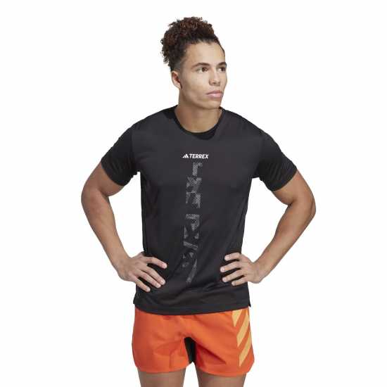 Мъжки тениски и фланелки Adidas Terrex Agravic Trail Running T-Shirt Черно Adidas Terrex Agravic Trail Running T-Shirt Черно Мъжки тениски и фланелки