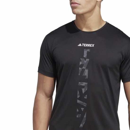 Мъжки тениски и фланелки Adidas Terrex Agravic Trail Running T-Shirt Черно Adidas Terrex Agravic Trail Running T-Shirt Черно Мъжки тениски и фланелки