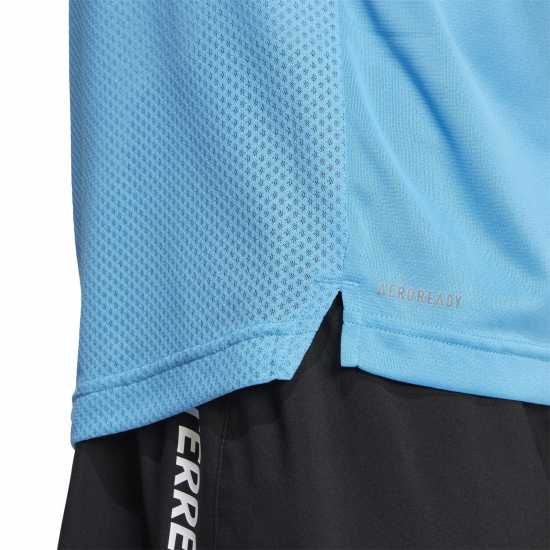 Мъжки тениски и фланелки Adidas Terrex Agravic Trail Running T-Shirt Пулс Син Adidas Terrex Agravic Trail Running T-Shirt Пулс Син Мъжки тениски и фланелки