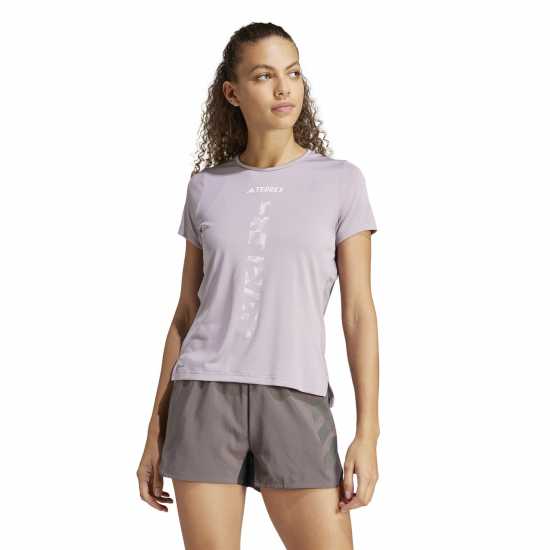 Adidas Terrex Agravic Trail Running T-Shirt Предишно Фиг Дамски тениски и фланелки