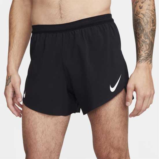 Мъжки дрехи за бягане Nike AeroSwift Men's Dri-FIT ADV Shorts Черно/Сметана Бяло Nike AeroSwift Men's Dri-FIT ADV Shorts Черно/Сметана Бяло Мъжки дрехи за бягане