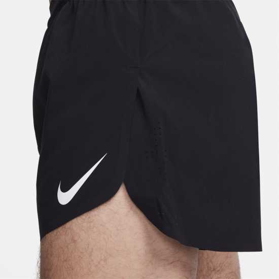 Мъжки дрехи за бягане Nike AeroSwift Men's Dri-FIT ADV Shorts Черно/Сметана Бяло Nike AeroSwift Men's Dri-FIT ADV Shorts Черно/Сметана Бяло Мъжки дрехи за бягане