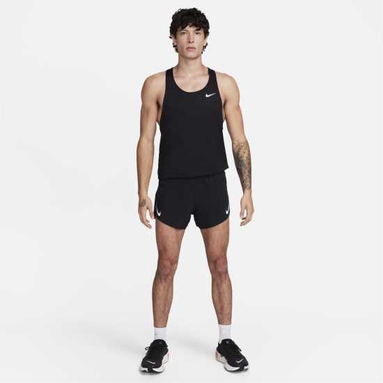 Мъжки дрехи за бягане Nike AeroSwift Men's Dri-FIT ADV Shorts Черно/Сметана Бяло Nike AeroSwift Men's Dri-FIT ADV Shorts Черно/Сметана Бяло Мъжки дрехи за бягане