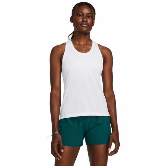 Under Armour Launch Singlet White Rflct Атлетика