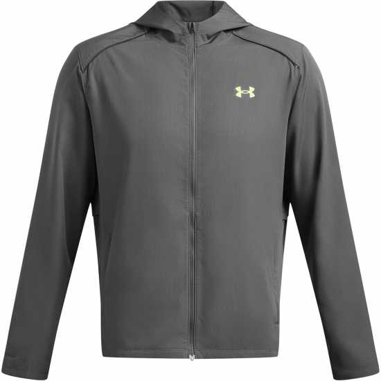 Under Armour Яке С Качулка Storm Run Hooded Jacket Gray Мъжки якета и палта
