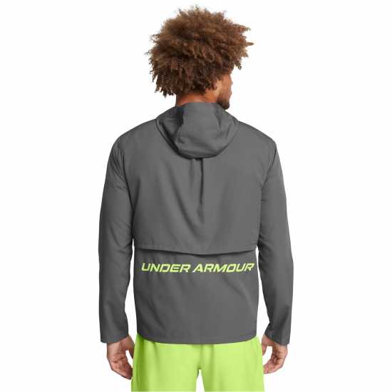Under Armour Яке С Качулка Storm Run Hooded Jacket Gray Мъжки якета и палта