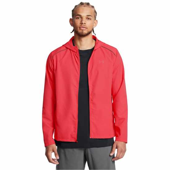Under Armour Яке С Качулка Storm Run Hooded Jacket Red Мъжки якета и палта