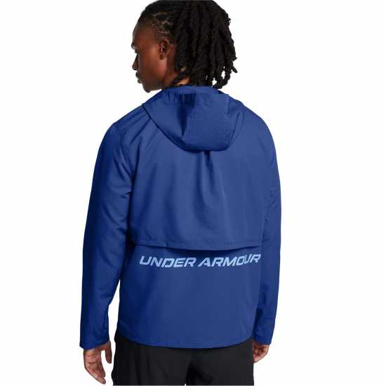 Under Armour Яке С Качулка Storm Run Hooded Jacket Синьо Мъжки якета и палта