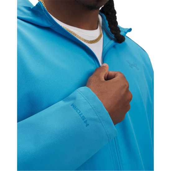 Under Armour Яке С Качулка Storm Run Hooded Jacket Синьо 