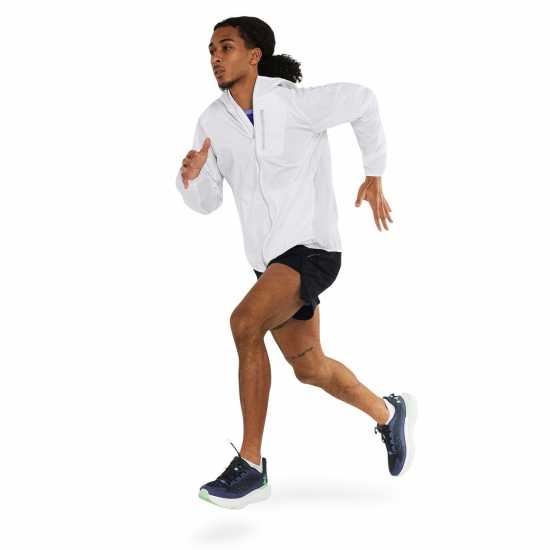 Under Armour Мъжко Яке Launch Lightwweight Jacket Mens White/Grey Мъжки якета и палта