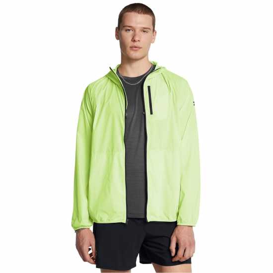 Under Armour Мъжко Яке Launch Lightwweight Jacket Mens Green Мъжки якета и палта