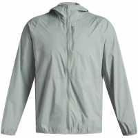 Under Armour Men's Launch Lightweight Water Resistant Wind Resistant Packable Performance Running Jacket Green 